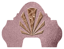 DARAY-L-602-BZ-SH-OR Bronze Sunburst Shimmer Orchid